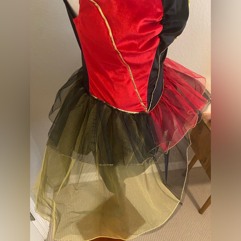 Disney Red and Black Tulle Dress - Picture 4 of 5
